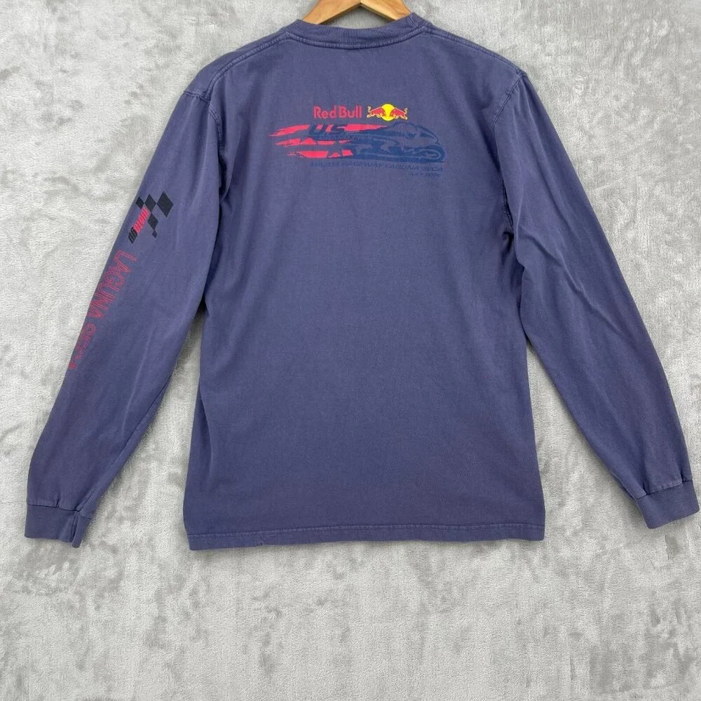 Red Bull 2006 US Grand Prix Laguna Seca F1 Long Sleeve Tee Double Sided - Picture 6 of 11